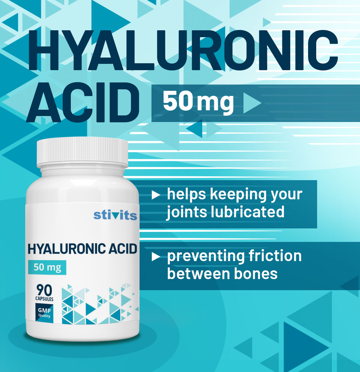Hyaluronic Acid 50 mg Vegan Capsules - Image 5