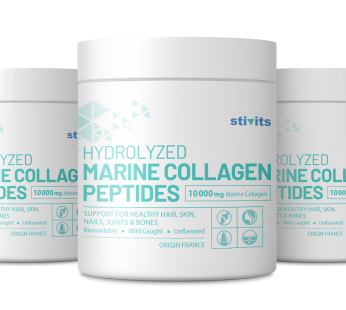 Triple Marine Collagen set: Marine Collagen Peptides Hydrolyzed 10000mg Powder Type I and III 300g
