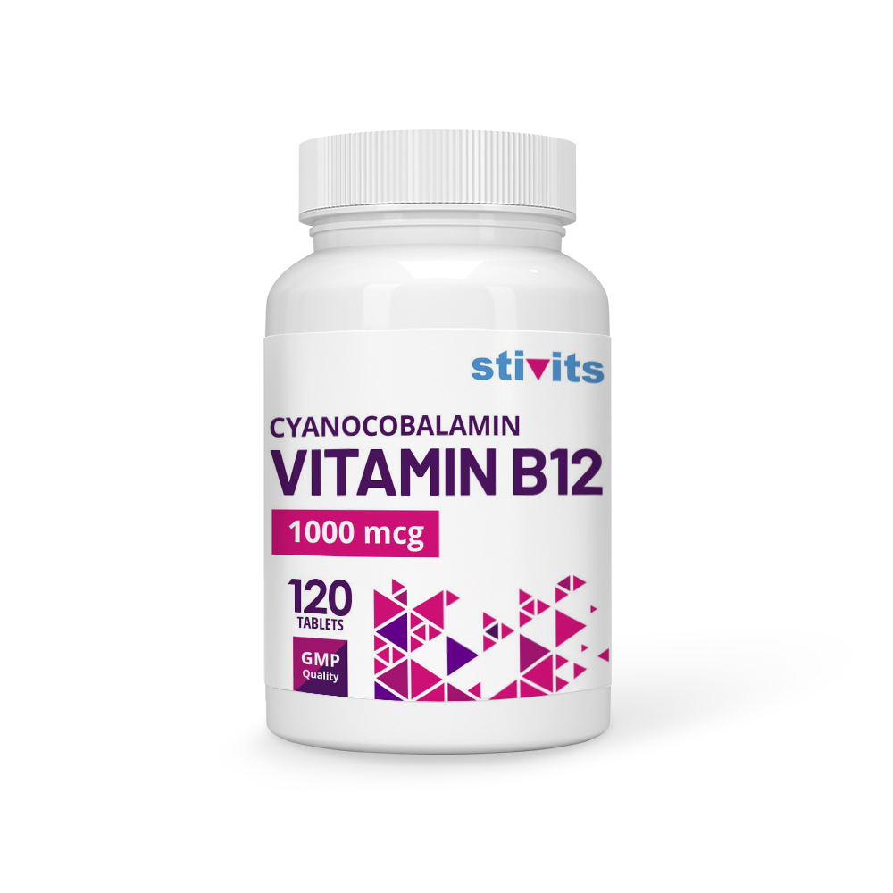 Vitamin B12 1000 mcg Vegan Tablets STIVITS